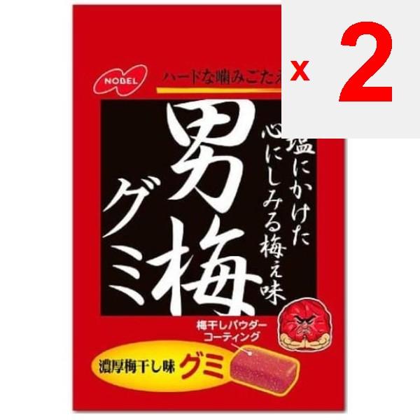 NOBEL Otoko Ume Gummi 38gRich flavorHard Chewy Texture, the More You Chew, the More the Rich Taste Rich flavorHard Chewy Texture, the More You Chew, T