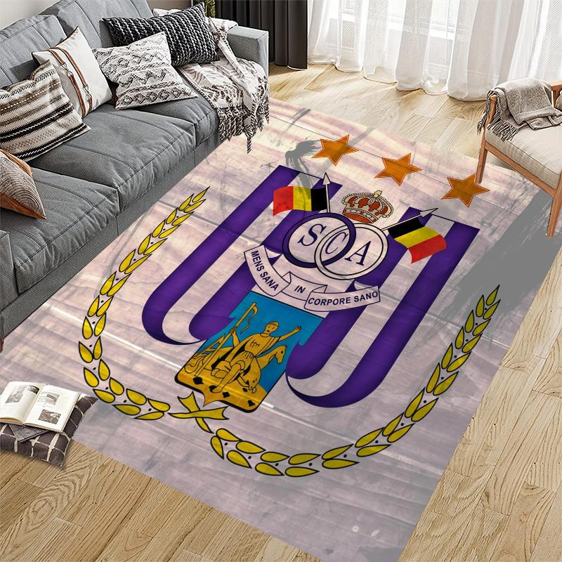 Anderlecht Home Sofa Decoration for Living Room & Bedroom, Non‑Slip Play Flannel Floor Mat for Game Room