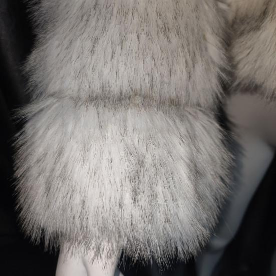 Jachetă de damă Elegantă Culoare uni Faux Moale La modă Blană Confortabilă Casual