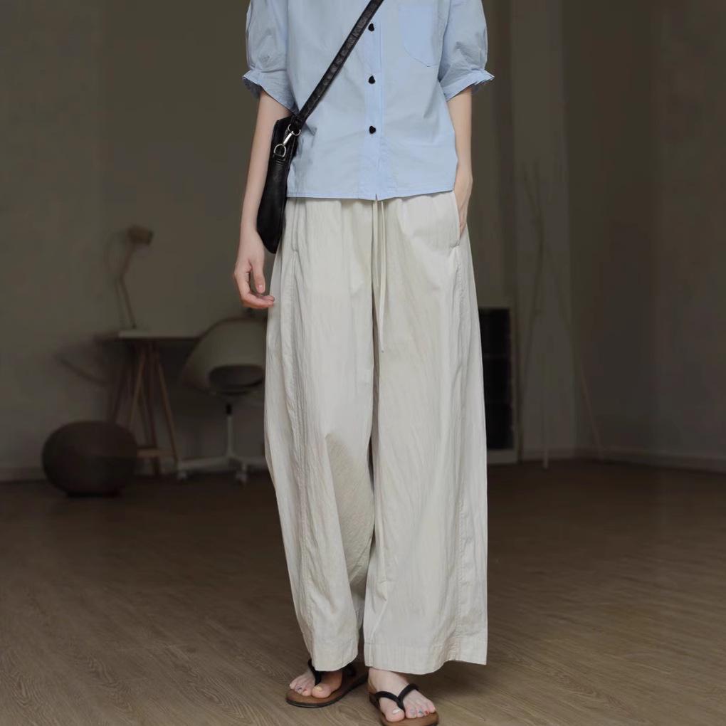 

Women s Trendy 2025 Summer Straight Wide-Leg Balloon Pants for Short, Pear-Shaped Bodies Small
