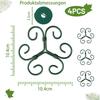 4x Supports Plants Grow Racks Sturdy Metal Accessories Plant Climbers Stem Holders for Yard Patio