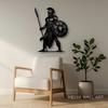 Spartanischer Krieger Metallkunst Griechischer Soldat Wanddeko Fitnessstudio