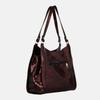 Sofia - Brown Patent Leather Handbag