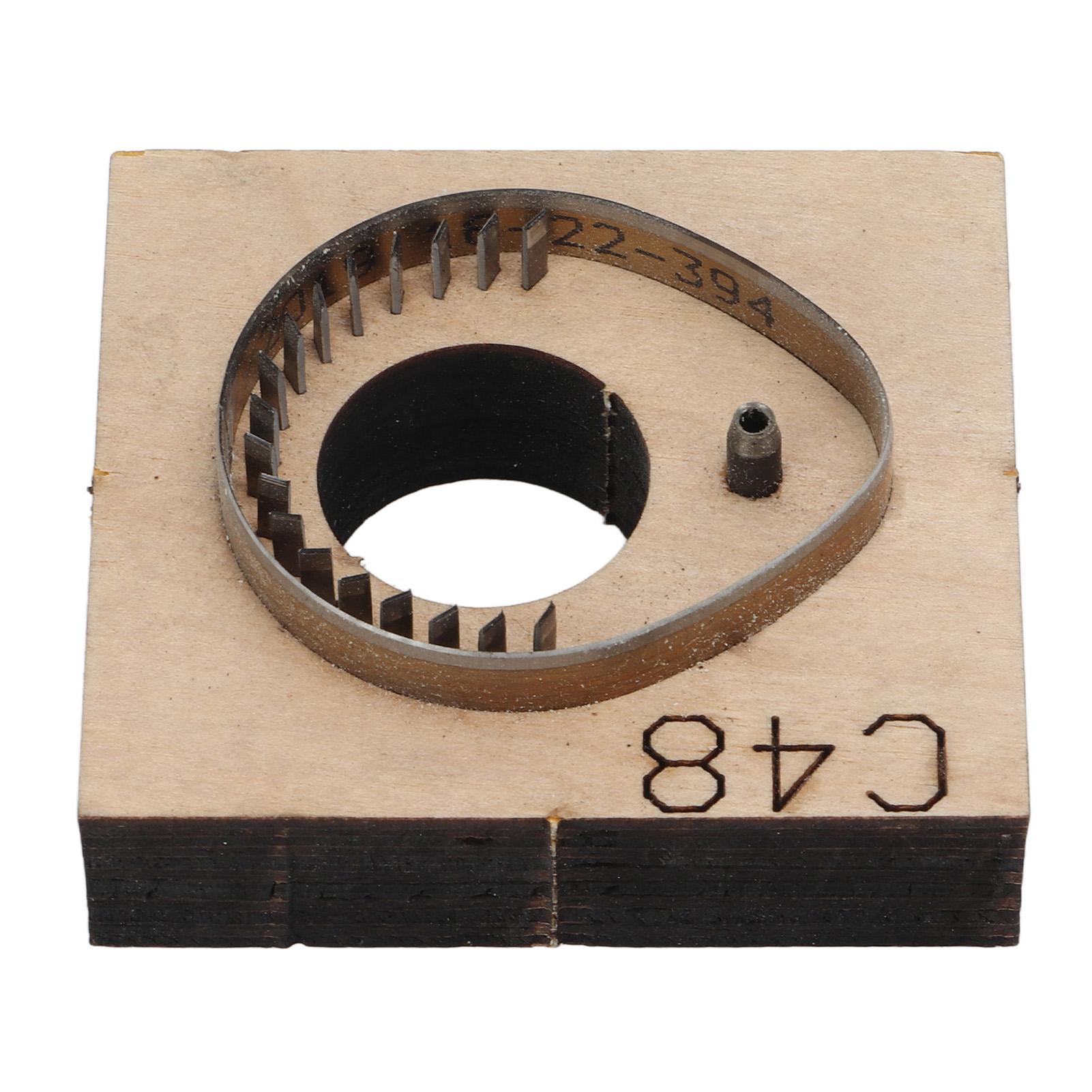 

Пресс-форма для высечки из кожи с картой доступа, самодельная ручная работа, пресс-форма для высечки кожи с толстой деревянной основой