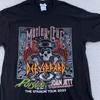 2022 Motley Crue Def Leppard Poison Joan Jett Stadium Tour Shirt Mens S Concert Unisex T-Shirt