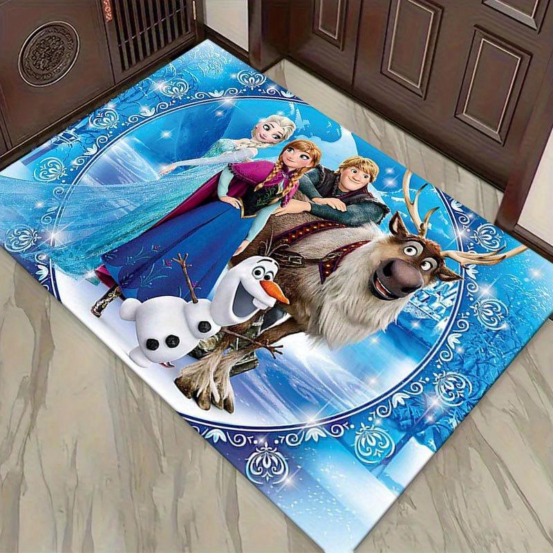 

1pc Frozen Pattern Carpet Area Rug Non slip Carpet Hand Washable Floor Mat Suitable For Living Room Bedroom Home Decor Room Decor 60cm by 90cm