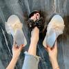 New summer cool slippers women's fashion bow thick bottom non-slip wear-resistant women's slippers