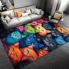 Colorful Cartoon Cats Pattern Carpet for Living Room or Bedroom Decor Suitable for use as an anti-slip for living room bedroom sofas