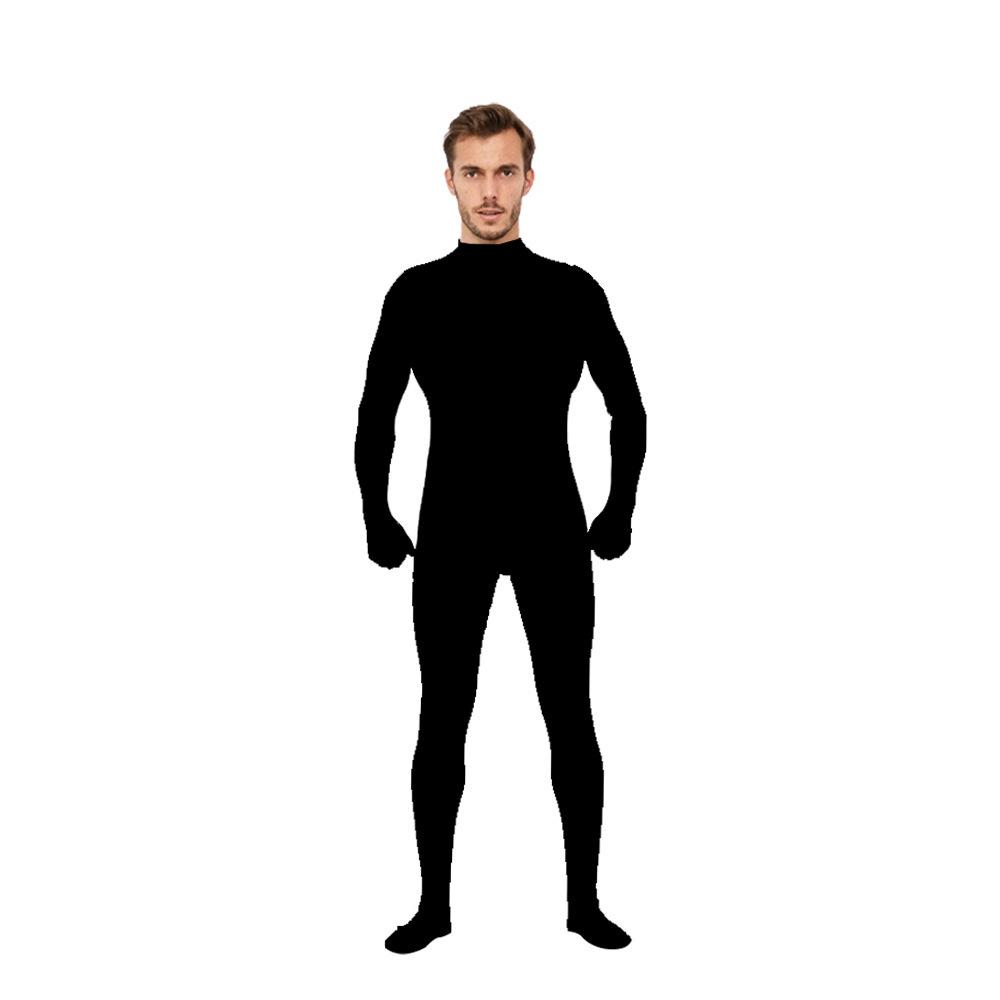 Halloween Cosplay Solid Color Full Body Open Face Zentai Bodysuit