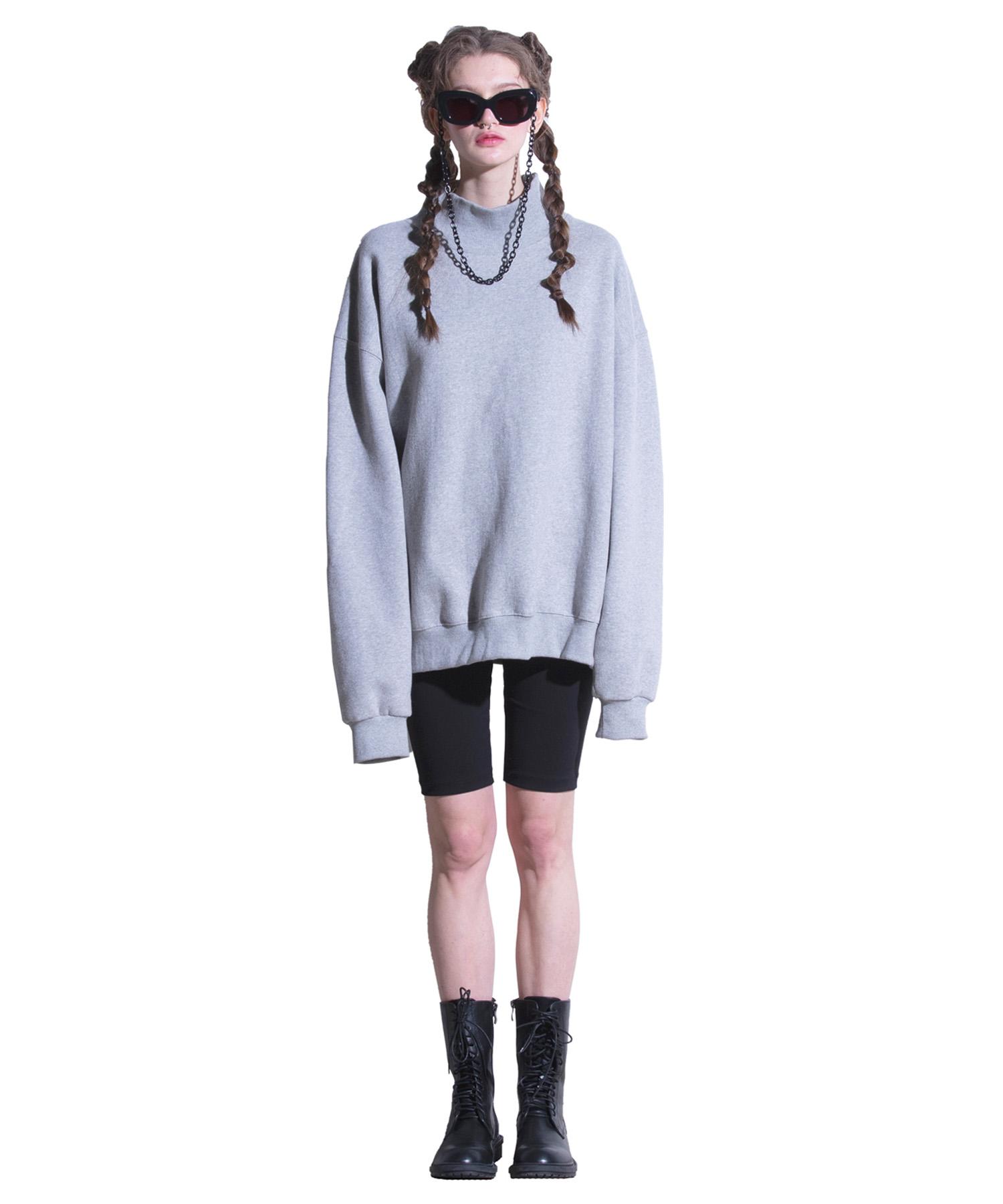 Greedius Grey Back Logo Sweatshirt Gray