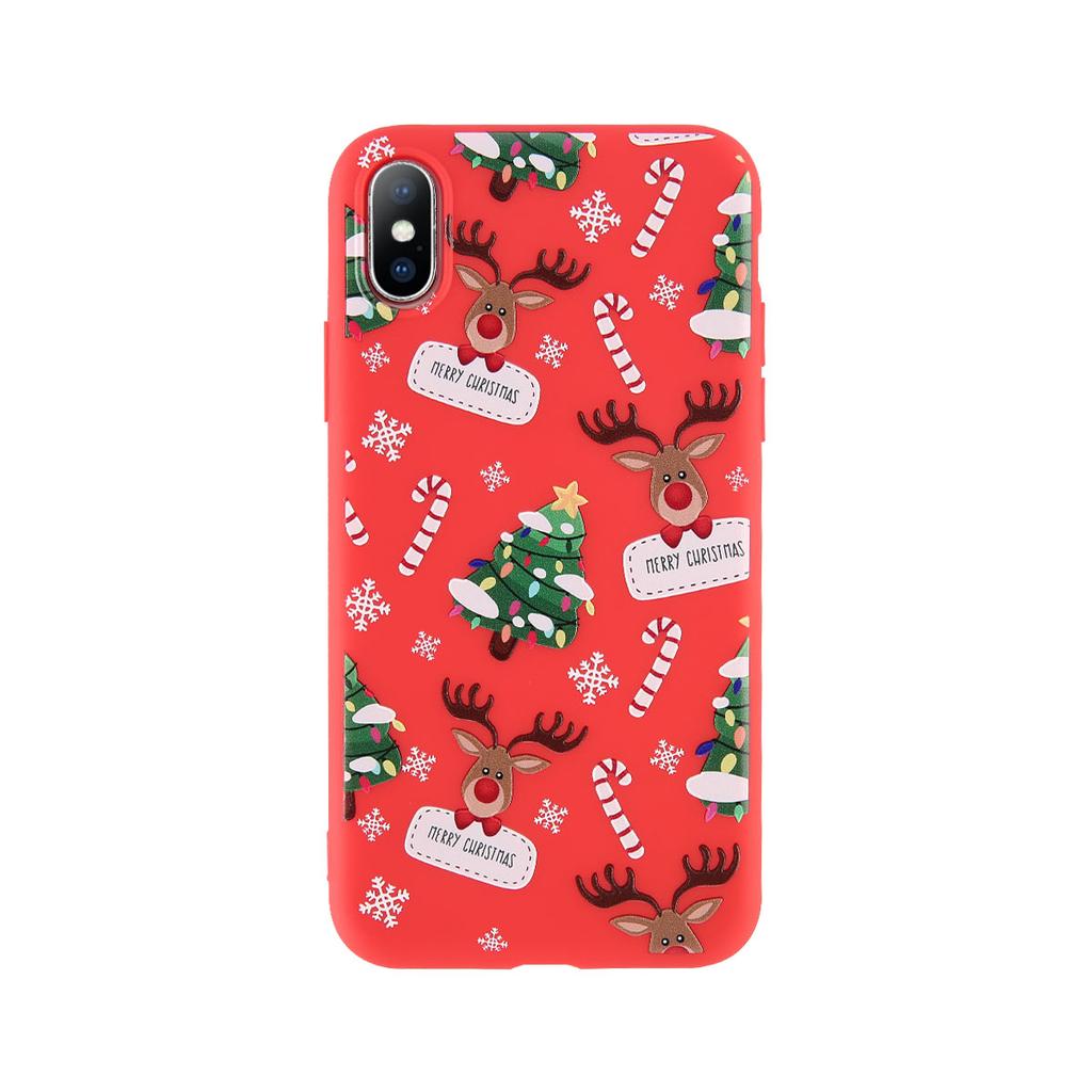 Custodia IPhone 15 Pro Max Natalizia Con Babbo Natale E Pupazzo Di Neve - Cover Morbida In TPU Per Ragazze