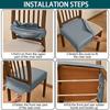 PU Dining Chair Cover Elastic Chair Slipcover Simple Chair Cushion Cover  For Office Home Seats