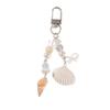 Fashion Ocean Style Shell Pearl Bag Pendant Keychain Conch Mobile Phone Lanyard Car Key Jewellery Women's Backpack Accessories
