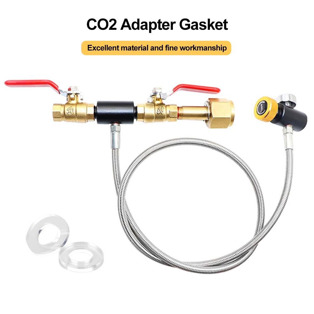 10PCS CO2 Adapter Gaskets Replacement Silicone O Rings Seals Gaskets CO2 Quick Adapter Gaskets for Soda Machine