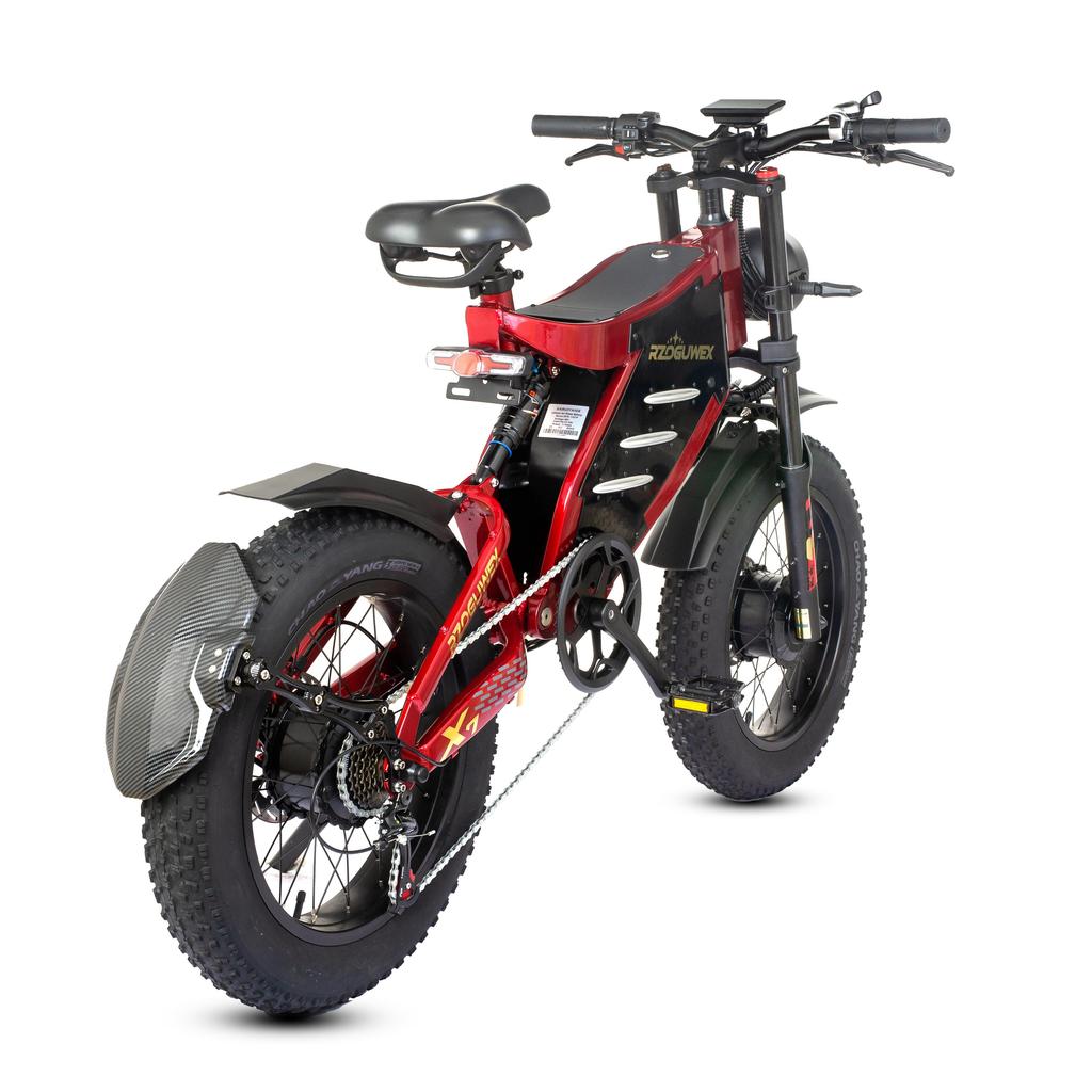 RZOGUWEX X7 All-Terrain Electric Bike 1000W Motor 30AH Battery Electric ...