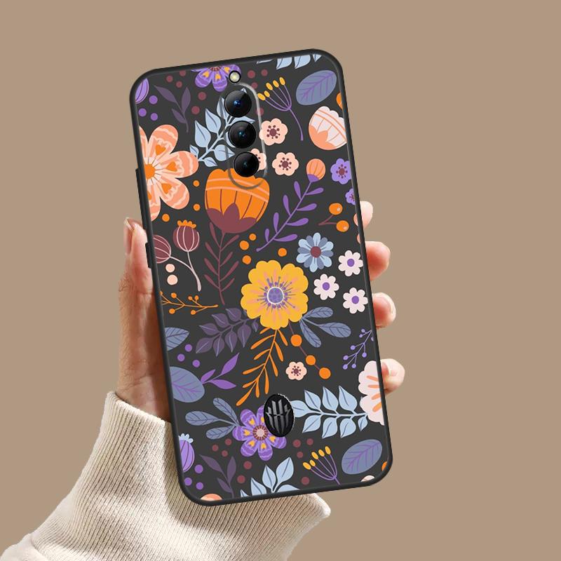 Floral Charm Secret Garden Case For ZTE Nubia Red Magic 10 10S 9S 8S 8 9 11 Pro Plus 6 7 6S 7S Pro 5G 6R 10 Air Cover