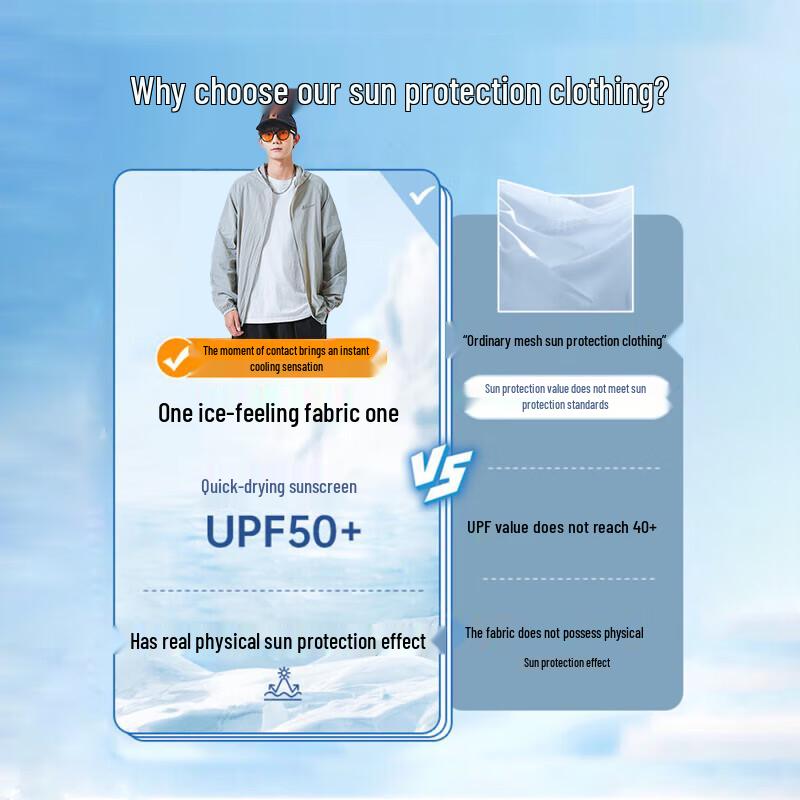 Warrior Men's Ice Silk Sun Protection Hoodie