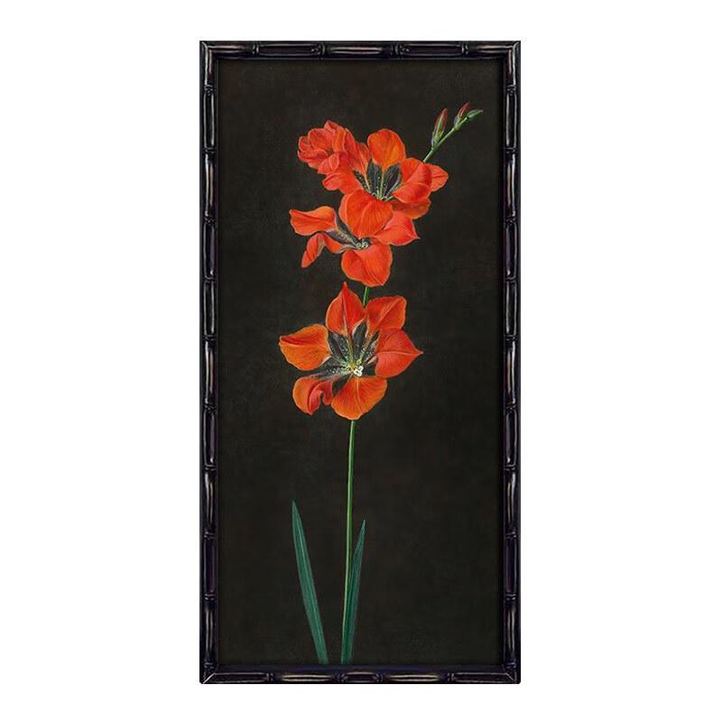 Flowers Blooming Textured Decorative Wall Art