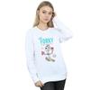 Disney Womens/Ladies Toy Story 4 Forky Handmade Friend Sweatshirt