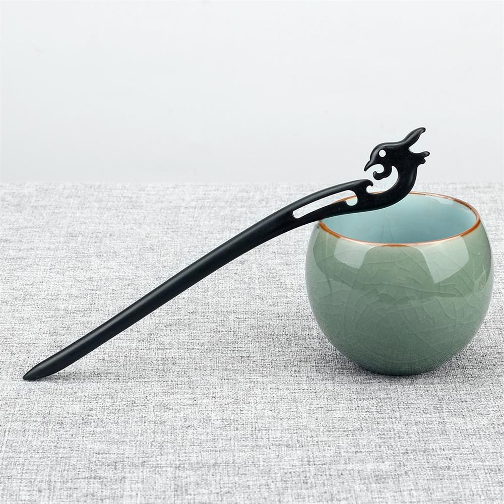 34 Styles Natural Black Sandalwood Hair Sticks High Quality Hairpin for Women Girls Antiquity Chopstick Shaped Hair Clip Jewelry