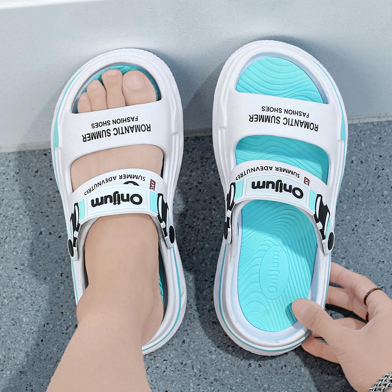 Sommer Herren Massage Hausschuhe Outdoor Sandalen Strand Bequeme Weiche Rutschen Indoor Freizeitschuhe