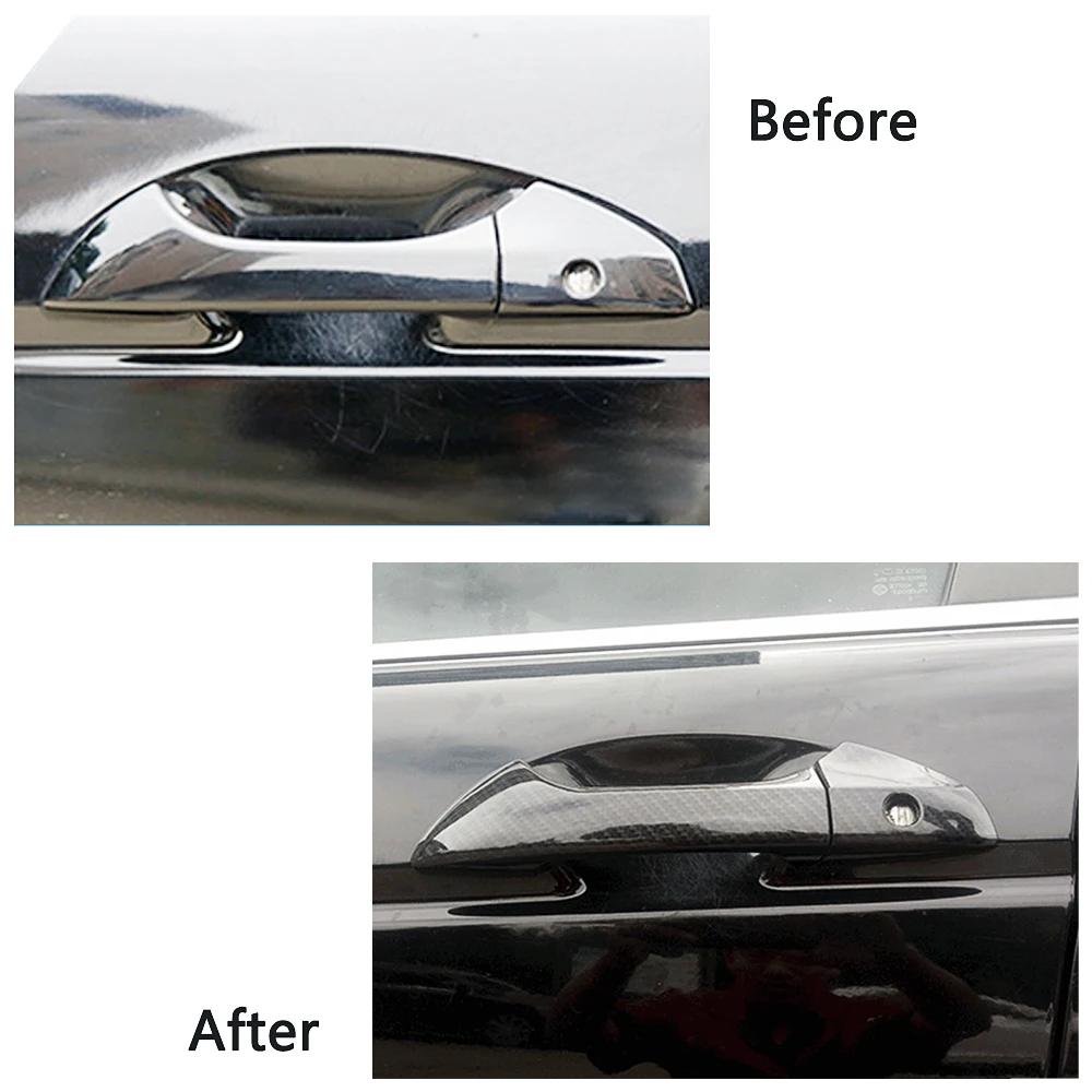 For Honda Accord 8 Gen 2008 2009 2010 2011 2012 2013 Karbonfibertrykt utvendig dørhåndtaksdeksel Trim støpt rammeramme