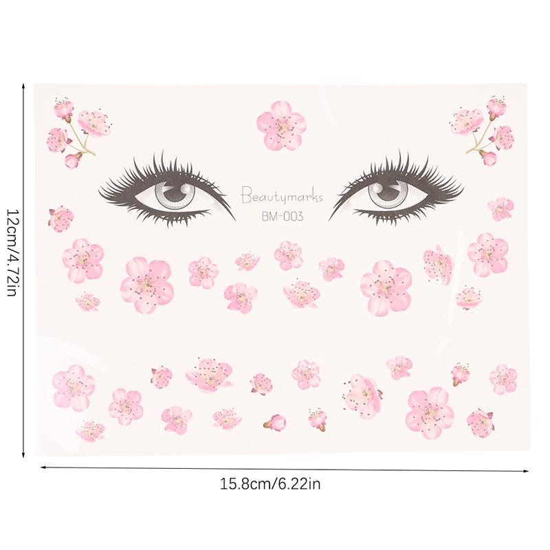 Autocolant cu tatuaj cu aripi de fluture cu zână Ochi impermeabili Machiaj de artă corporală pentru mâini