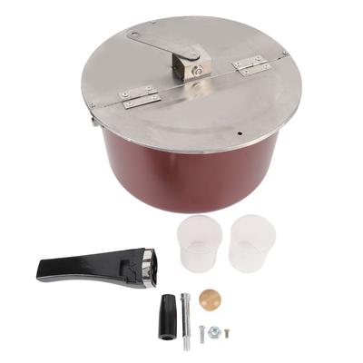Stainless Steel Popcorn Popper Hand Operated Popcorn Maker Delicious Homemade Popcorn Machine Gas