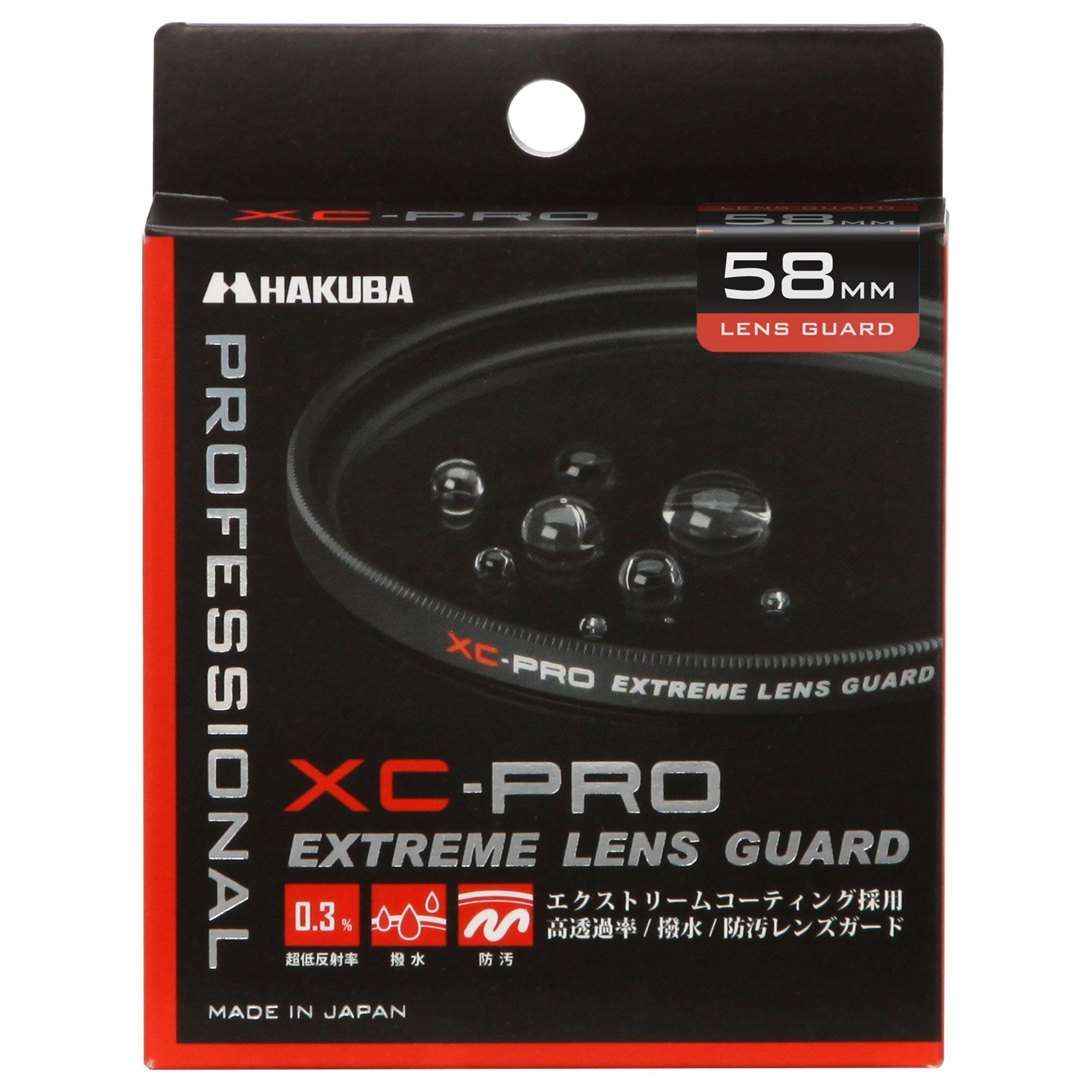 

Hakuba HAKUBA 58mm Extreme Lens Guard High Thin Made in Optical Glass Lens Protection 4977187440508 XC-PRO Filter, Transmittance, Water-Repellent,