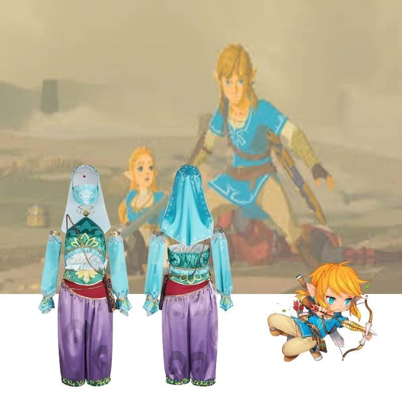 Princess Zelda Cosplay Costume For Women Anime Game Kingdom Tears Halloween Outfit S-m L-xl 2xl-3xl