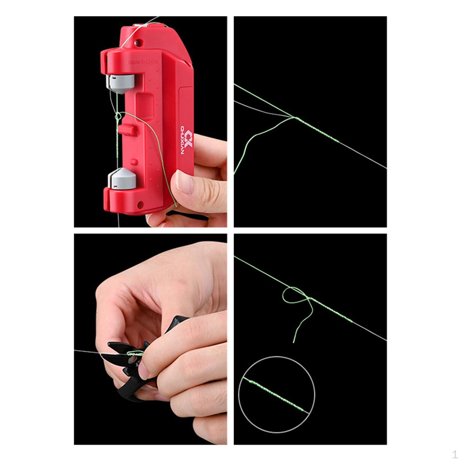 

Automatic Fishing Line Knot-tying Device Tying USB Quick Tool Lure Knotter Anglers Gift сірий колір