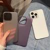 iPhone 11/13/14/15/16e/17Pro Case: Solid & Transparent, Premium Feel, Simple Design
