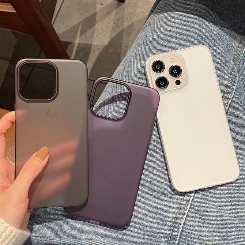 iPhone 11/13/14/15/16e/17Pro Case: Solid & Transparent, Premium Feel, Simple Design