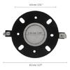 25.5mm Voice Coil Black Horn Tweeter Silk Diaphragm Film Treble Round Frame
