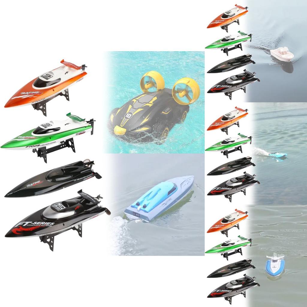 Rc Speedboat Toy With Adjustable Propeller And Forward Backward Control For Kids And Adults