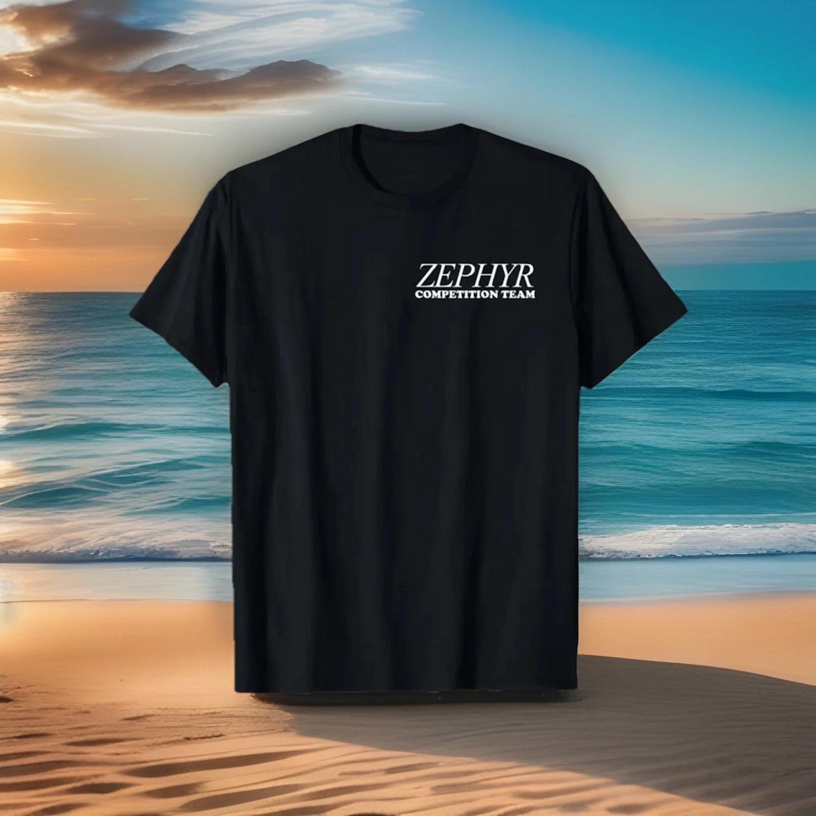 Mens XL Skate T-shirt Cotton Black Zephyr Team Vintage Style Skateboard S