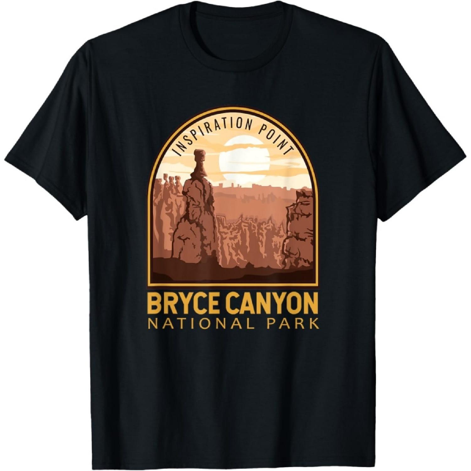 Bryce Canyon National Park Vintage Emblem T-Shirt S