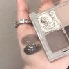 4-color Eyeshadow Palette Pearlescent Matte Eyeshadow Long Lasting Burst Flash Eyeshadow To Create A Smoky Makeup Look