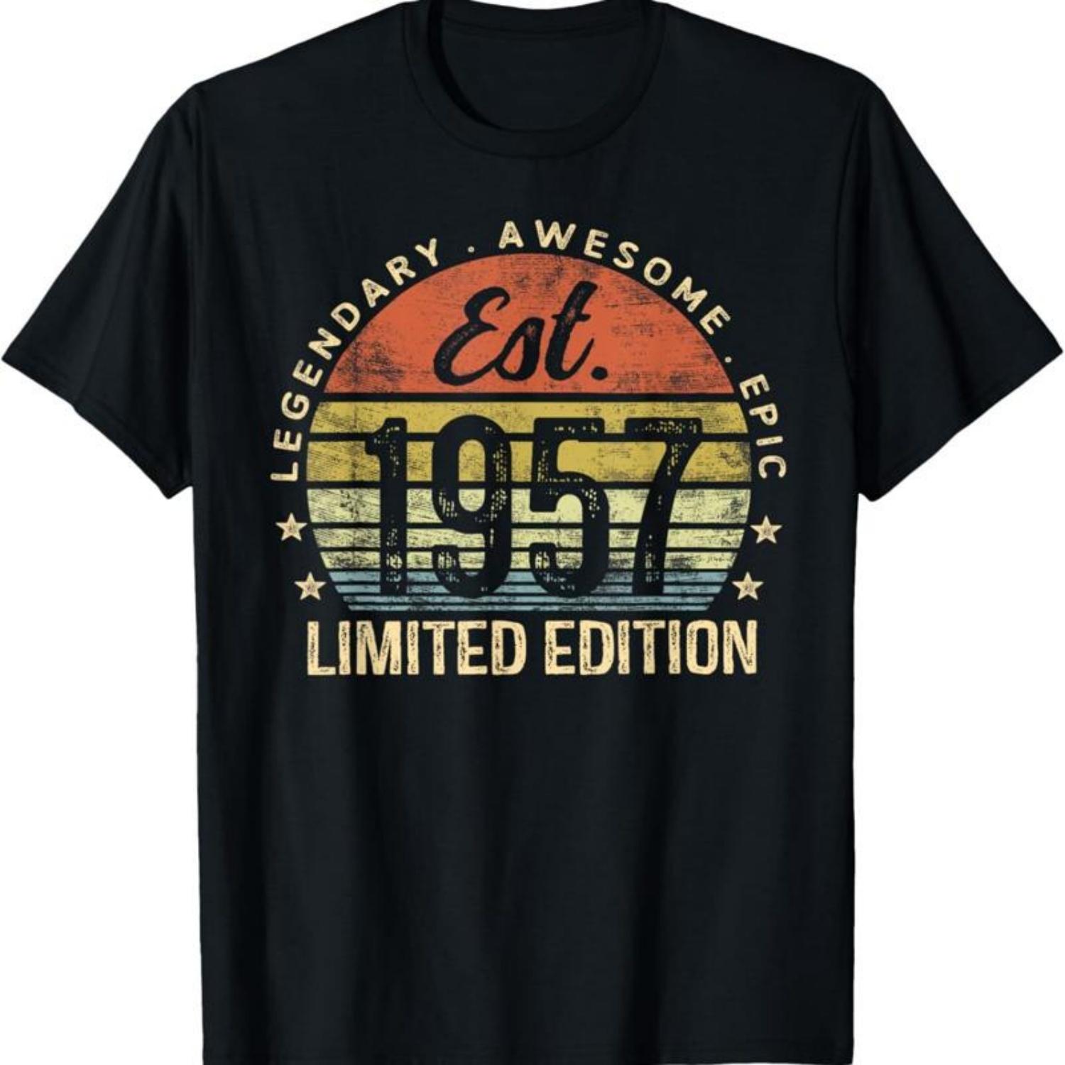 

Est 1957 Limited Edition 68Th Birthday S 68 Year Old T Shirt XXXXXL