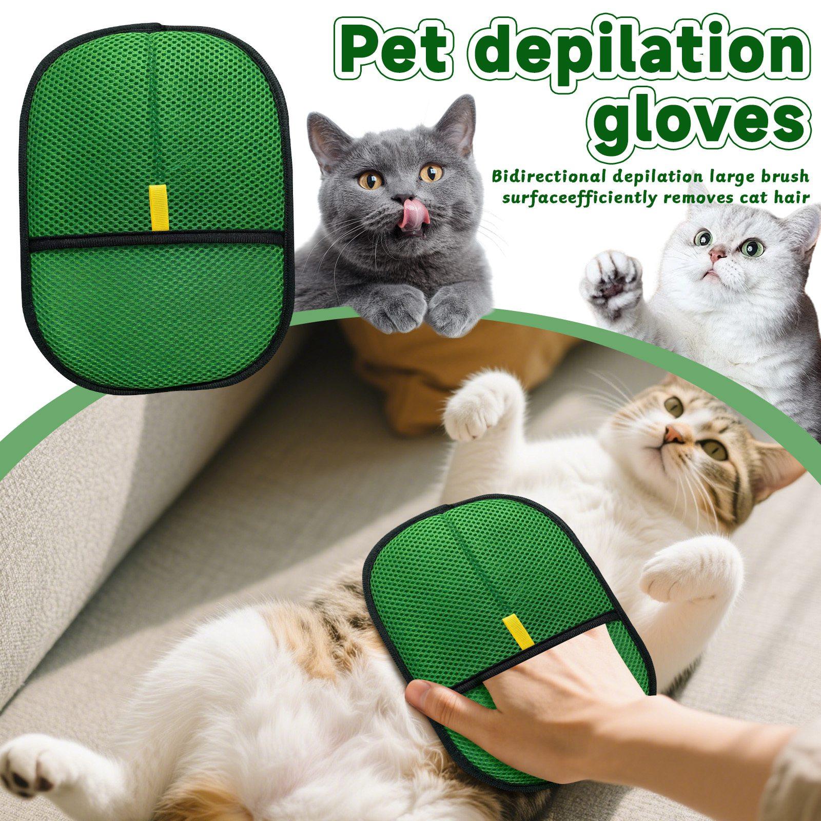

Double Sided Grooming Glove, Grooming Glove For Pet, Pet Grooming Gloves, Versatile Grooming Gloves, Pet Brush Glove For Dogs And Cats One Size