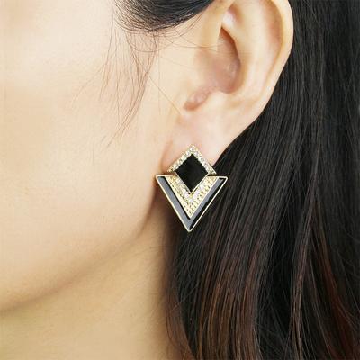 Fashion Geometric Triangle Stud Earrings For Women