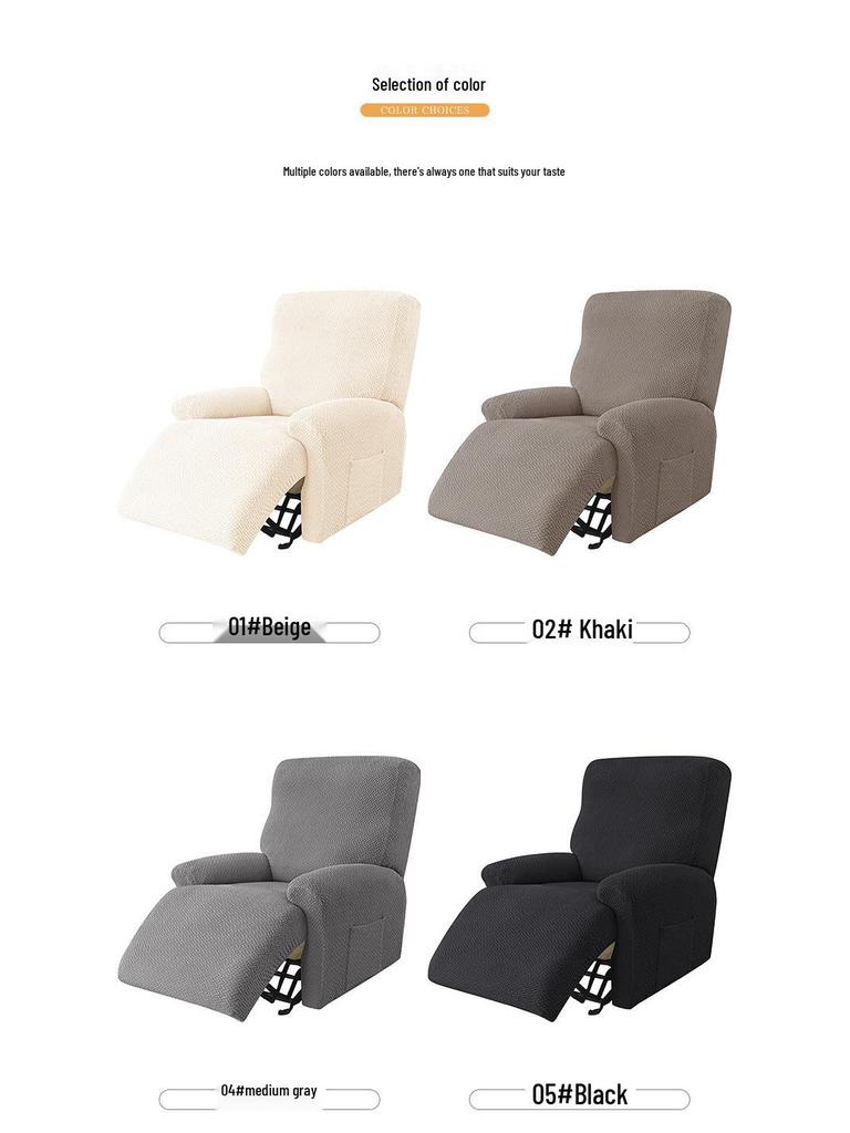 Thickened Non-Slip Sofa Cover for Massage Recliner Chair, Pet & Dirt Resistant.