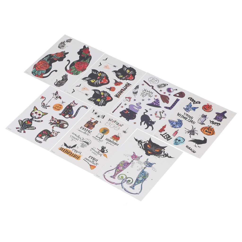 33pcs Fake Scars Tattoo Sticker Temporary Zombie Halloween Face Body Makeup Tattoos