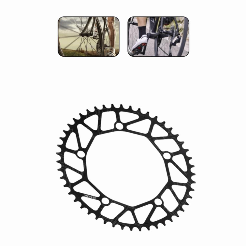48T Bike Crank Chainring Lightweight Single Disc Chainring Durable Bike Sprocket  Bike Maintenance