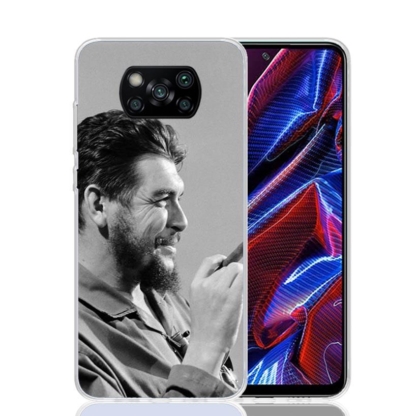 Che Guevara Cigarett Phone Case For Xiaomi Poco X7 X6 X5 Pro F7 Ultra Redmi 15C 15 13 13C 12 12C 10 10A 10C 9 9A 9C 9T Cover Poc