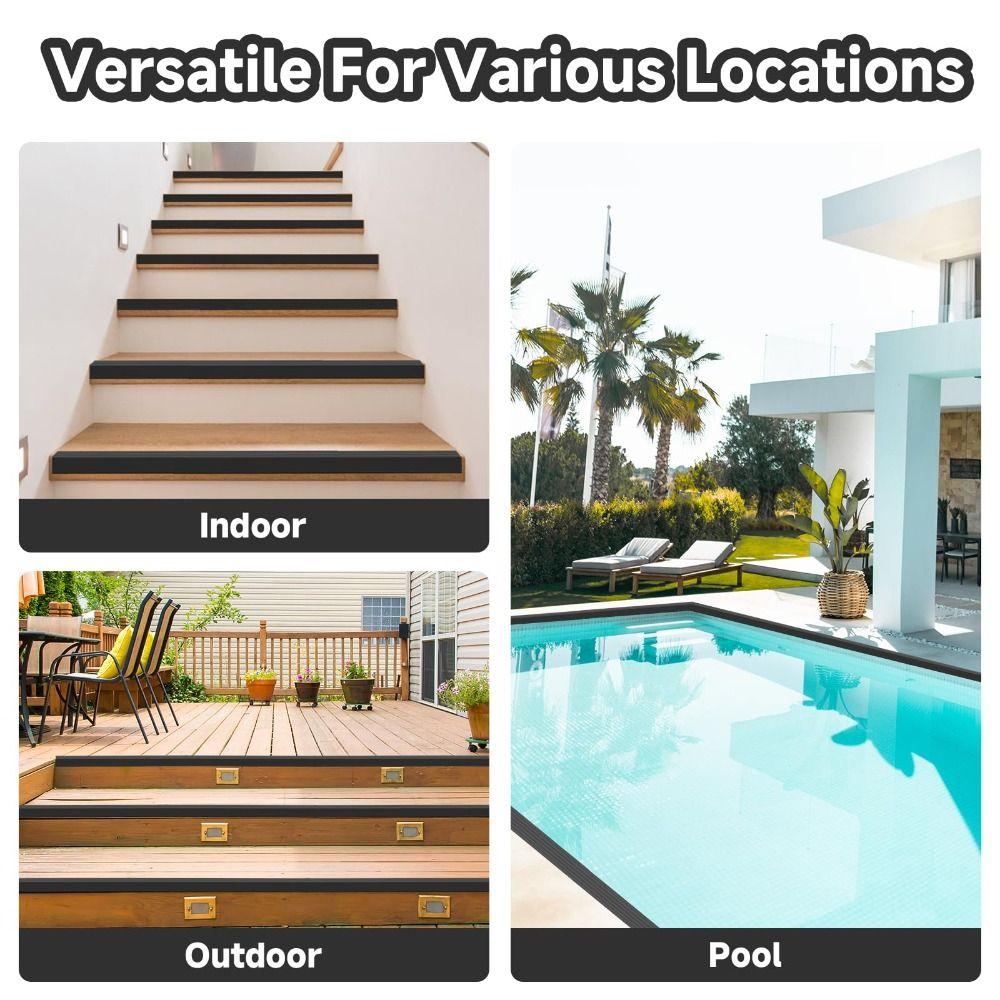 Non-Slip Stair Safety Strip 100cm Stair Edge Protector High Quality Corner Trim  Indoor Outdoor