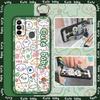 Silicone Anti-knock Phone Case For Tecno Spark 7/Spark7T Anti-dust Wrist Strap Cartoon Phone Holder Fashion Design Ring