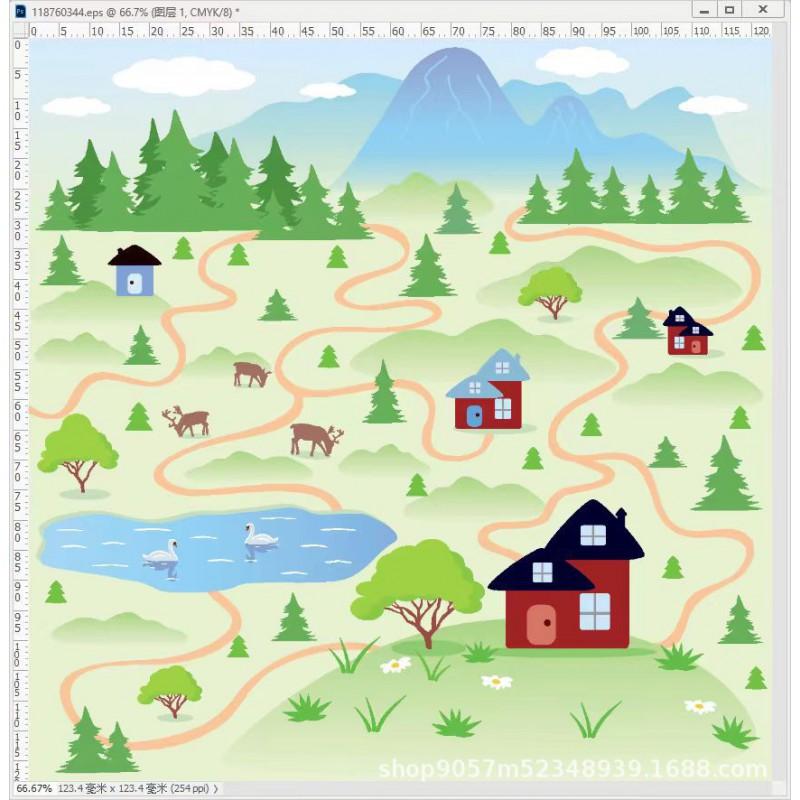 Heavy Duty Waterproof Picnic Blanket Camping Outdoor Use 2x2m Ultra Thick Anti-Slip Moisture Proof Mat