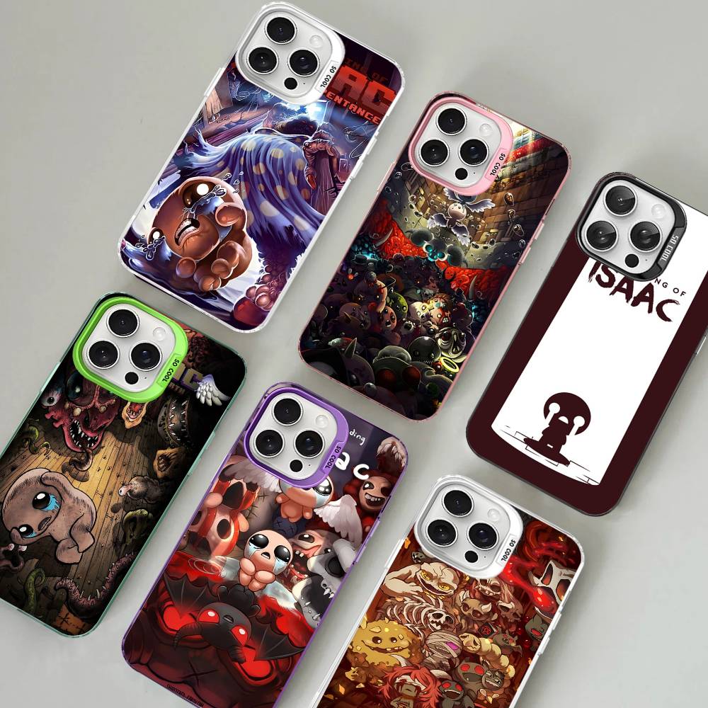 Game The B-Binding O-Of I-Isaac Phone Case For iPhone 17 16 15 14 13 12 11 Pro Max Plus Pro Colorful Shell