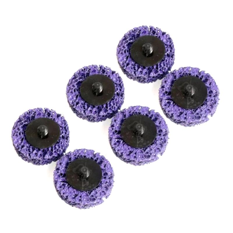 

2 Inch Nylon Fiber Sanding Discs Wet Dry Sanding Discs Flap Disc for Die Grinder Surface Prep Strip Grind Polishing 1